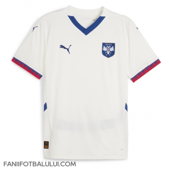 Serbia Tricou Fotbal Replică European 2024 Barbati Deplasare